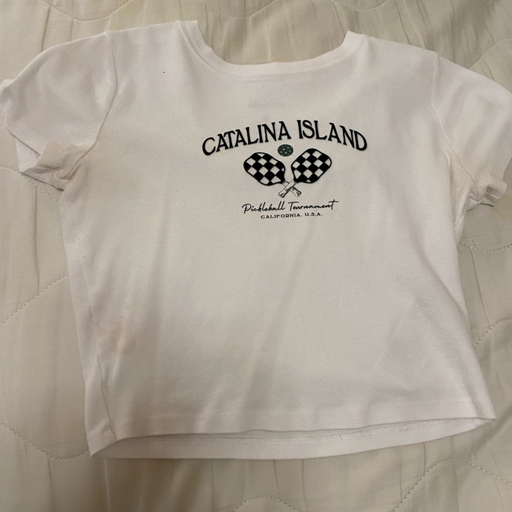 Hollister White Crop Top